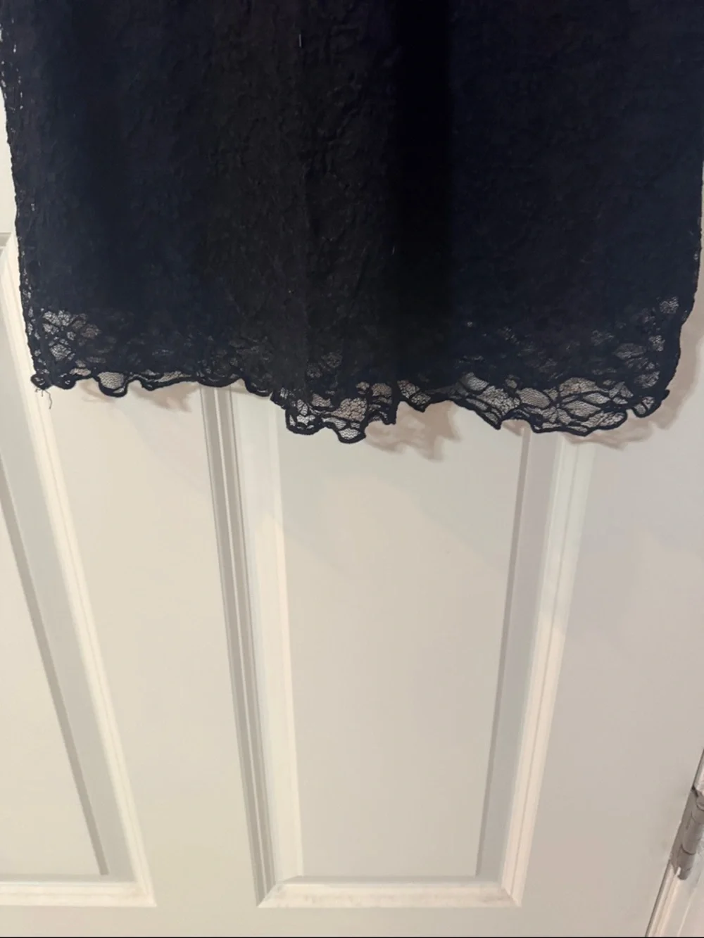 art class Black Lace Long Sleeve Empire-Waist Dress